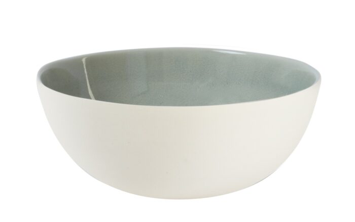 Serveringsskål 23cm støvgrønn