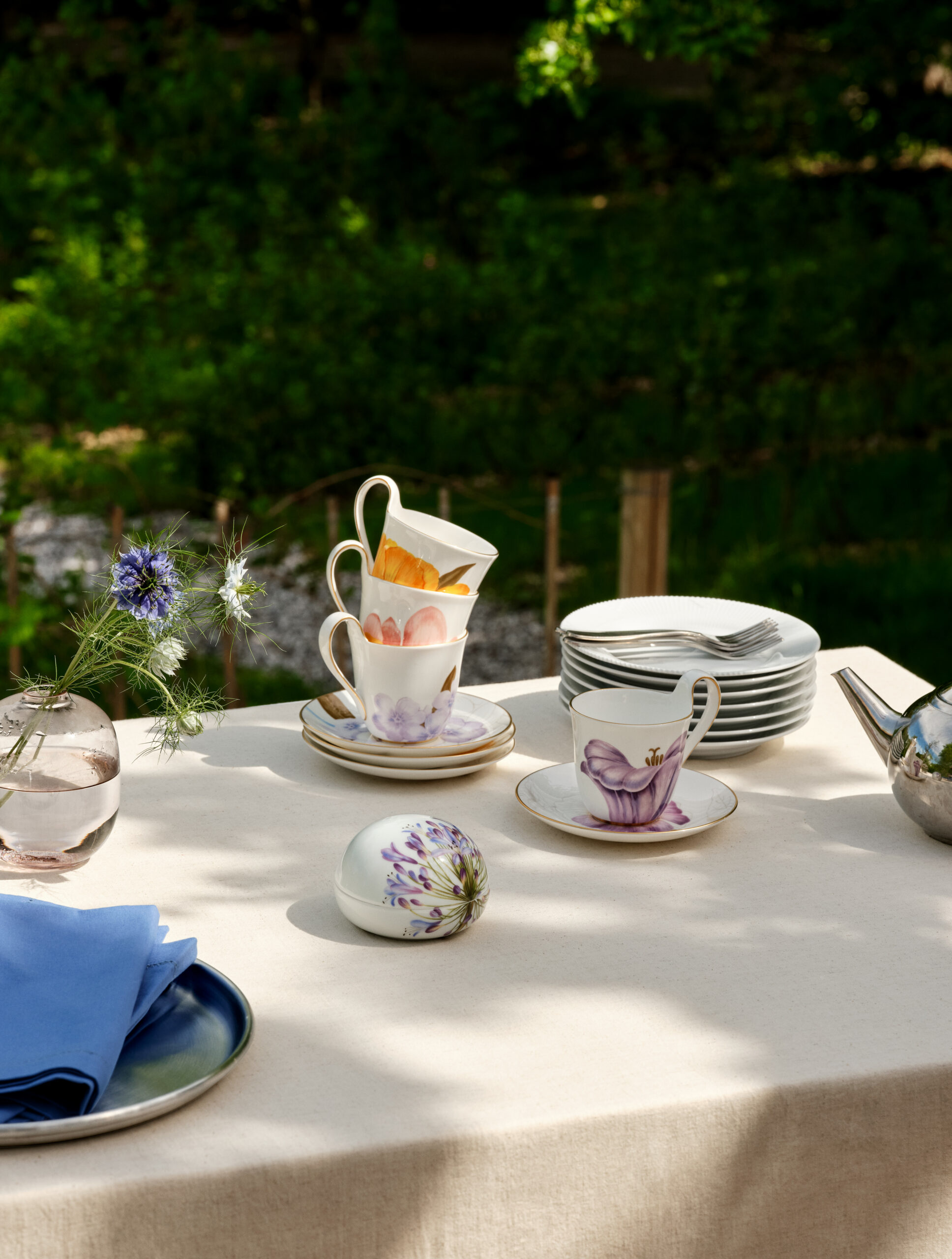 Kopp m/skål 27cl Rhododendron