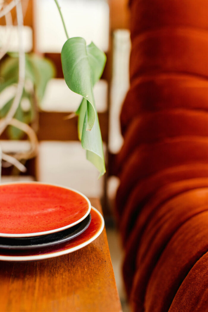 Tallerken 14cm orange