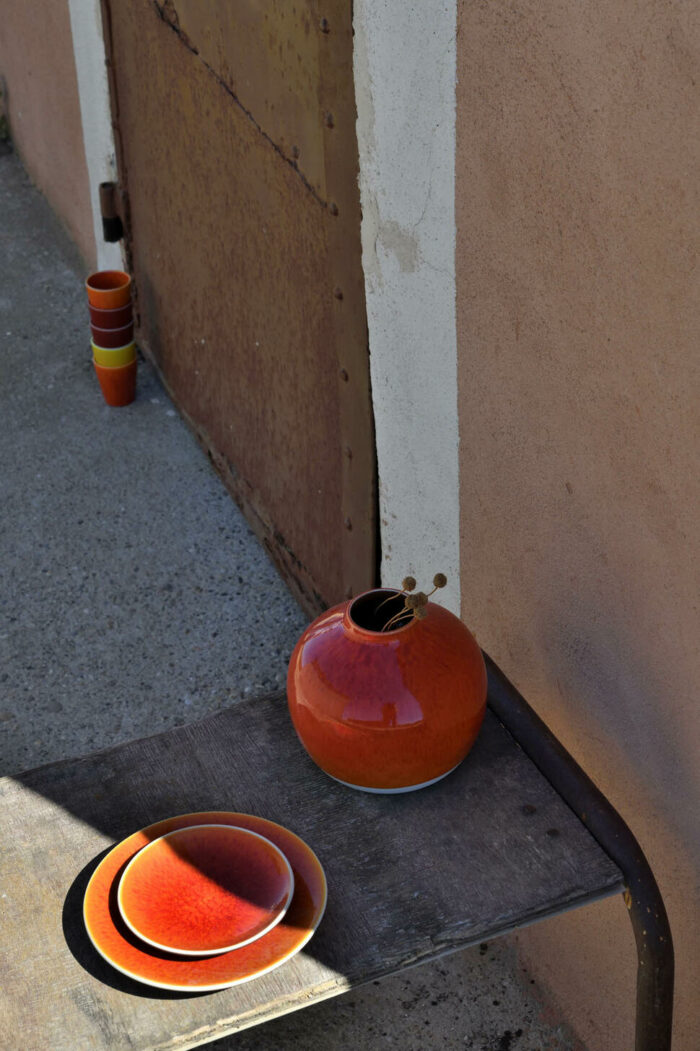Tallerken 14cm orange