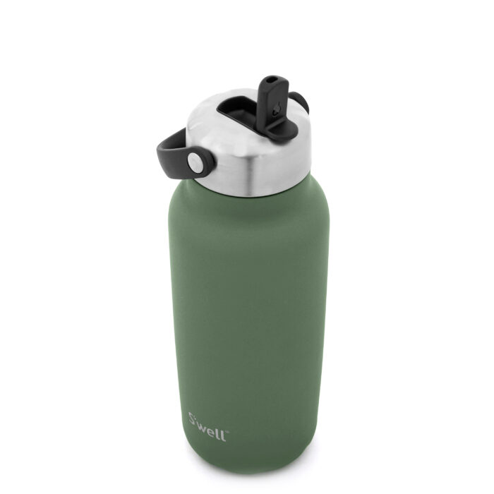Flaske 940ml m/sugerør Green Jasper
