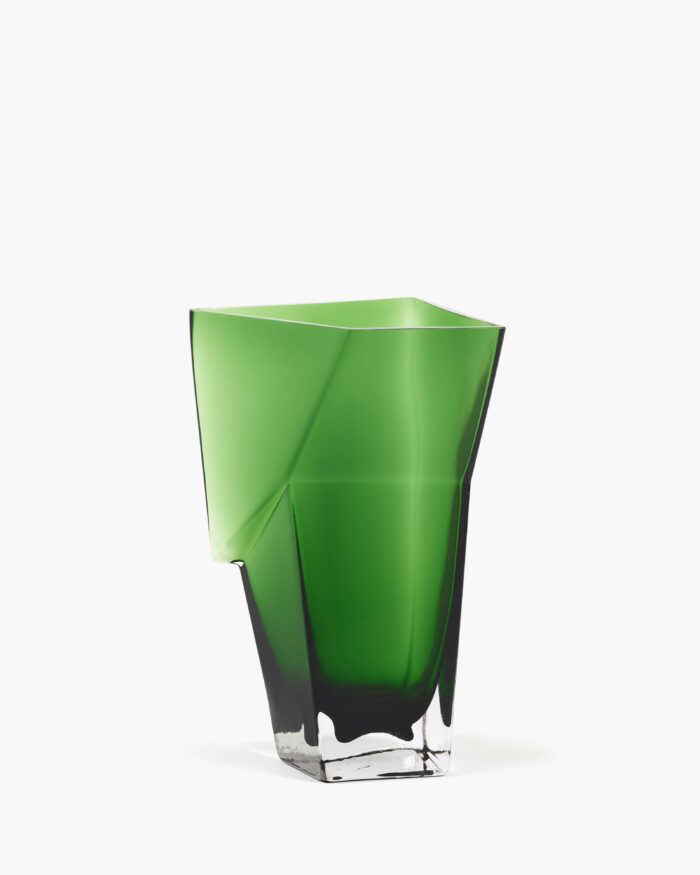 Vase 33cm grønn