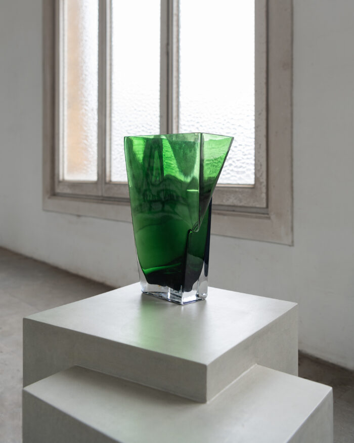 Vase 33cm grønn