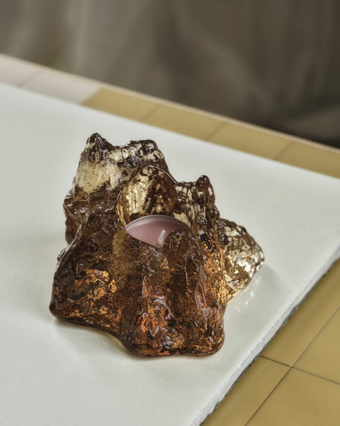 Lyslykt 14cm bronze