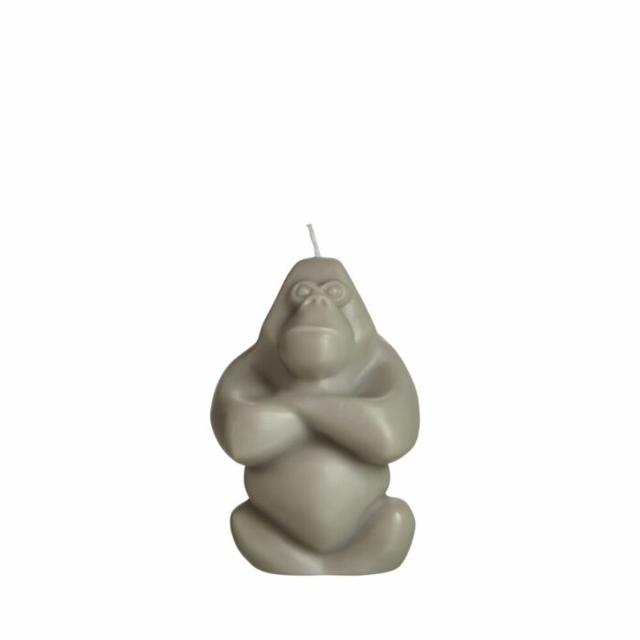 Lys 11,5cm grå