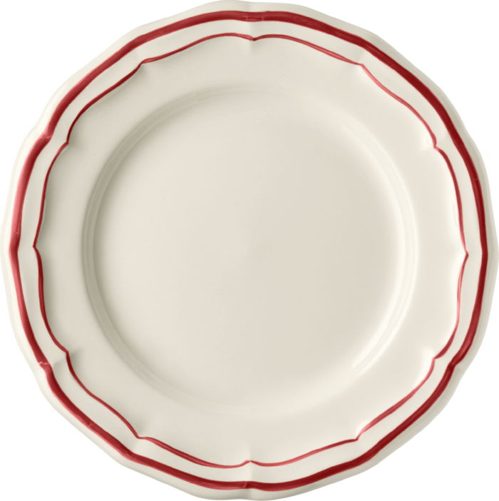 Tallerken 16,5cm rød