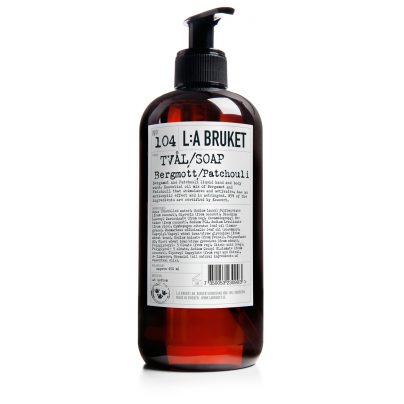 104 flytende såpe bergamott/patchouli 250ml LA Bruket