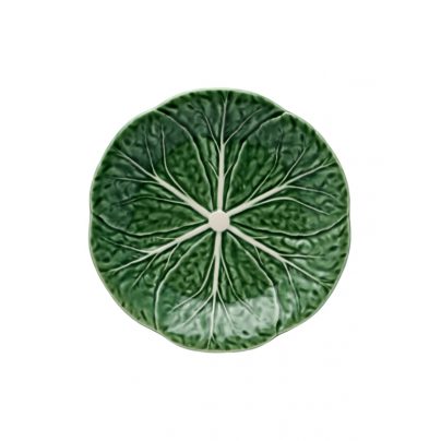 Bordallo Pinheiro_kål_grønn_tallerken_19cm