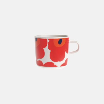 Marimekko_Unikko_rød_krus_2dl