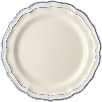 Gien_FILET BLEU_middagstallerken