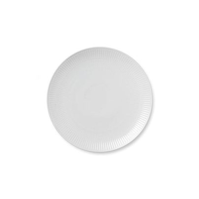 1016946_WHITE_FLUTED_PLATE_COUPE_27CM
