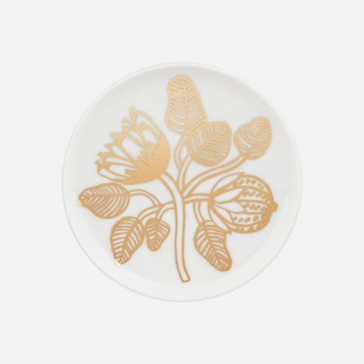 Marimekko_253_tiara_Tallerken 13,5cm hvitgull