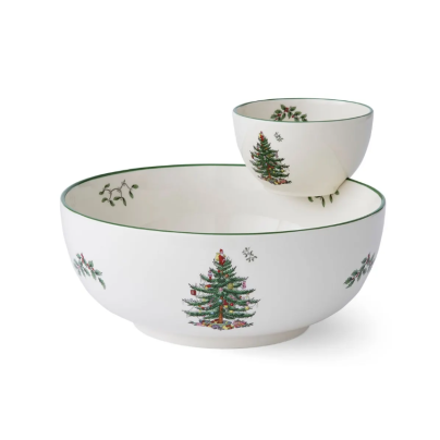 Spode_Christmas Tree_bolle_dipskål
