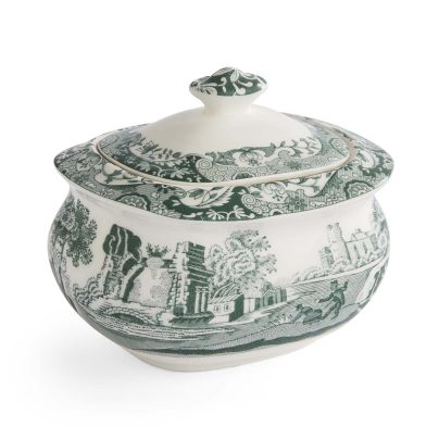Spode_Green Italian_sukker