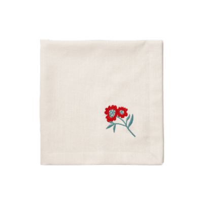 Pick a Poppy_Cottage flower_serviett