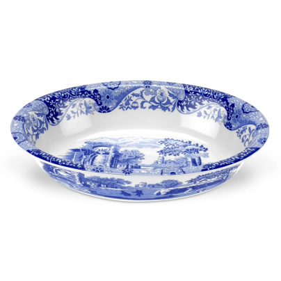 Spode_blue italian_Fat ovalt 28 cm
