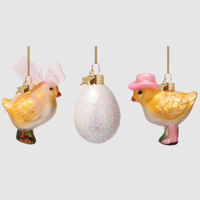 Vondels_Påskepynt kyllinger og egg