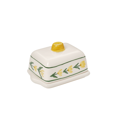 pick a poppy_Cottage_flower_smørboks gul