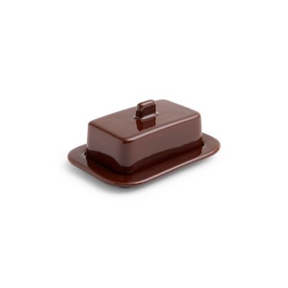 HAY_Barro Butter Dish Burgundy