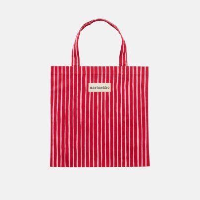 Marimekko Piccolo Tote bag rød rosa